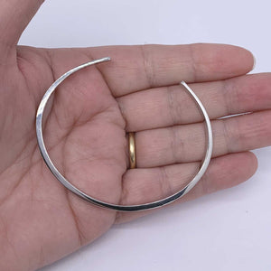 Silver Opal Bangle "Isabeau"