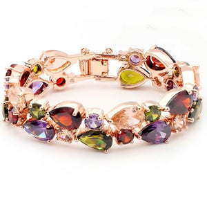coloured tennis bracelet Frenelle Jewellery buy online NZ