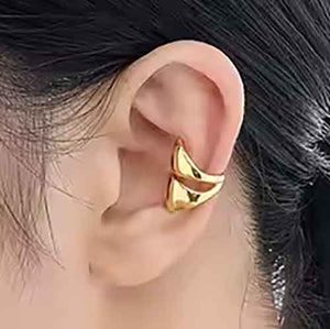 gold double cuff ear