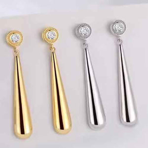silver drop earrings jewellery