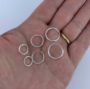 925 Sterling Silver 1.2mm Sleepers "Danna"