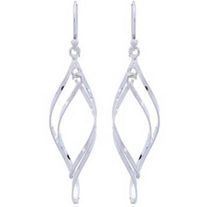 925 Sterling Silver Dangle Earrings "Whakakai"