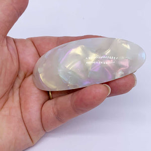 oval barrette hair clip frenelle