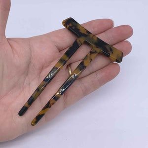 Tortoise T Bar Hair Fork frenelle