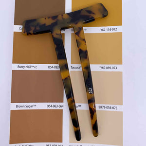 Tortoise T Bar Hair Fork jewellery