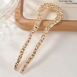 gold hair fork accessories