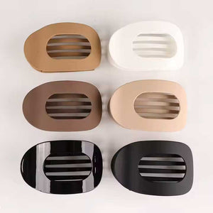 flat hair clip tortoise frenelle