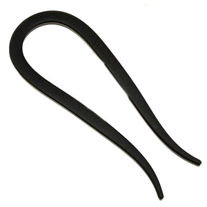 Long Resin Hair Fork "Nayla" (Black)