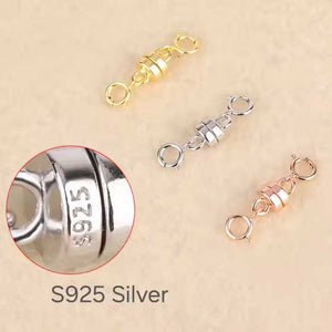 rose gold magnetic clasp necklace