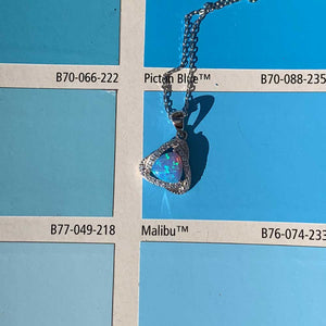 blue opal necklace from Frenelle Jewellery auckland nz