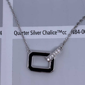 925 Sterling Silver Modern Necklace "Quebec"