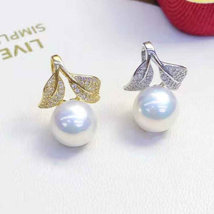 925 Sterling Silver White Pearl Necklace "Savita"