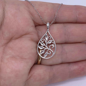 925 Sterling Silver Pendant Necklace "Tipu"