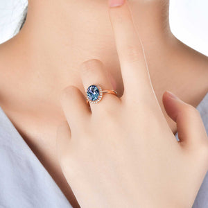 alexandrite engagement ring diana on finger