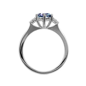 18K Gold Alexandrite Ring "Nadia"