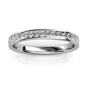 crysal silver enternity ring for brides frenelle nz