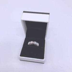 silver opal dress ring Jewellery by Frenelle Auckland nz