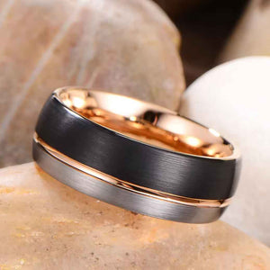 Black Tungsten Carbide Ring