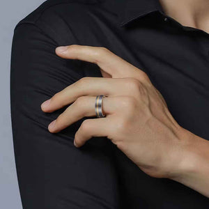 Tungsten carbide wedding ring jewellery