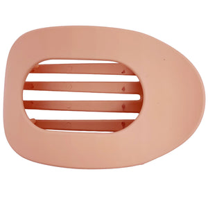 Flat Hair Clip "Mel" (Matt Coral)