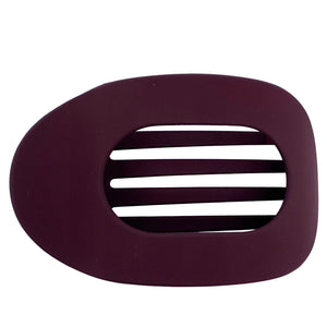 Flat Hair Clip "Mel" (Dark Burgundy Matt )