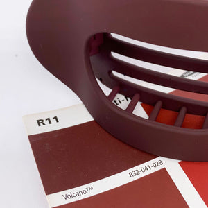 Flat Hair Clip "Mel" (Dark Burgundy Matt )