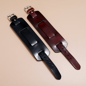 leather bucklet bracelet frenelle jewellery