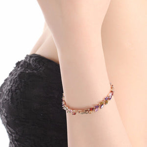 coloured tennis bracelet Frenelle Jewellery buy online NZ