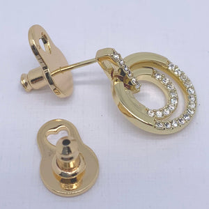 gold bullet lifters earring backs frenelle jewellery