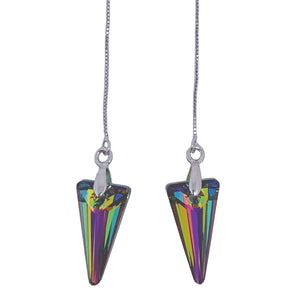 swarovski crystal earrings frenelle jewellery