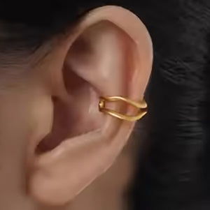 gold double ear cuff