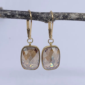 gold swarovski crystal jewellery set frenelle