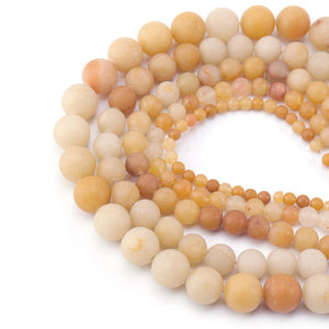 adventurine Peach gemstone beads FRENELLE NZ