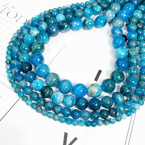 Apatite Gloss Gemstone Beads (6mm)