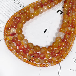 Carnelian Gemstone Beads (4mm)
