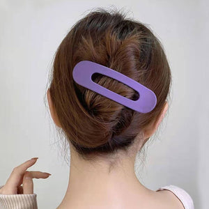 Flat Hair Clip "Dohara" (Green)