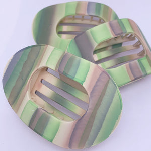 Green flat hair clip for driving Frenelle NZ