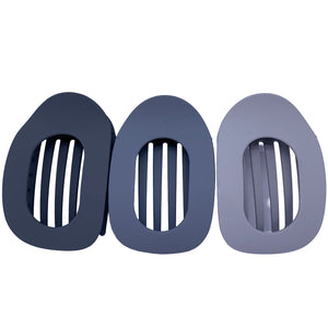 Dark Grey flat hair clip for driving frenelle accessories online NZ