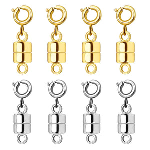 Gold Magnetic Clasp with Spring Ring (18mm)