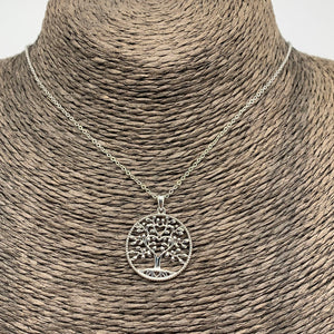 tree of life silver necklace by frenelle jewellery