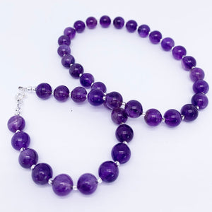 amethyst gemstone necklace frenelle jewellery buy online nz