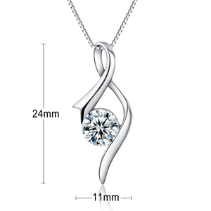 925 sterling silver jewellery set "Mia"