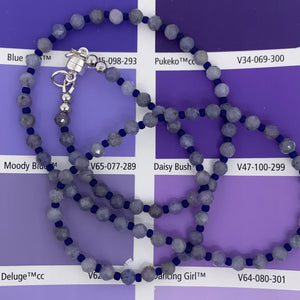 tanzanite gemstone necklace by frenelle jewellery