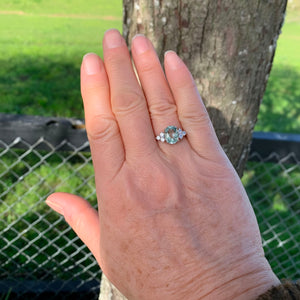 Silver Ring "Countess" (Prasiolite or Green Amethyst)