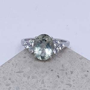 prasiolite green amethyst ring frenelle jewellery online auckland nz