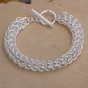 silver chain bracelet toggle nz