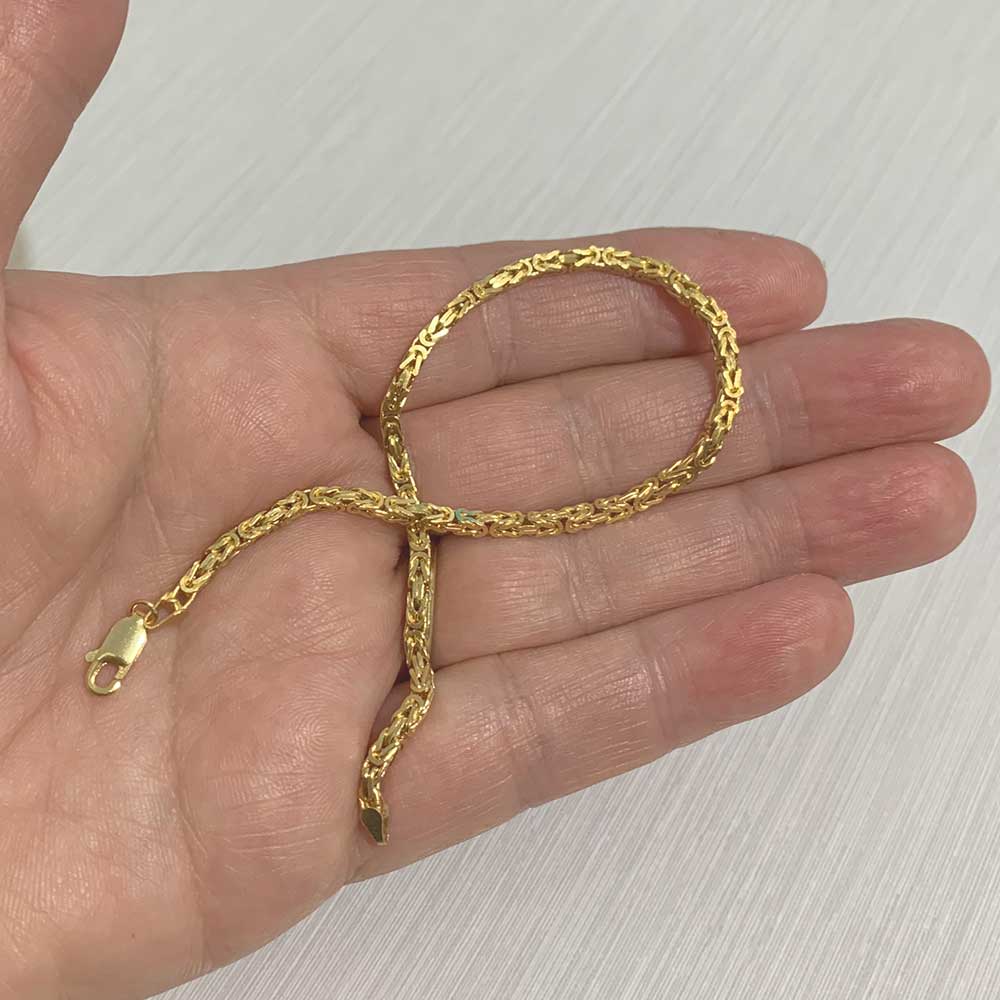 gold bracelet chain byzantine jewellery nz