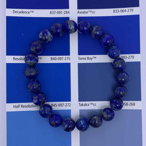 blue gemstone stretch bracelet set jewellery nz