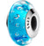 blue murano glass charm bead bracelet