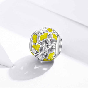 ginko leaves silver charm pandora